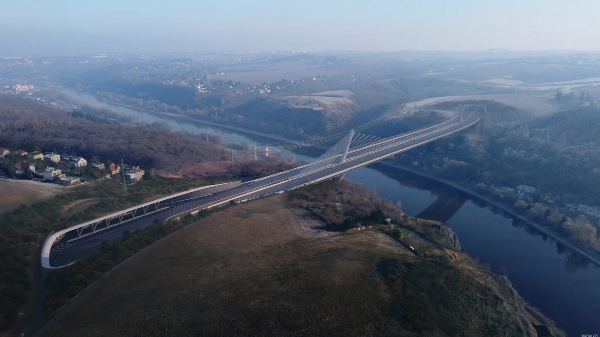 Dycky Most! Jak bude vypadat dálniční most přes údolí Vltavy?