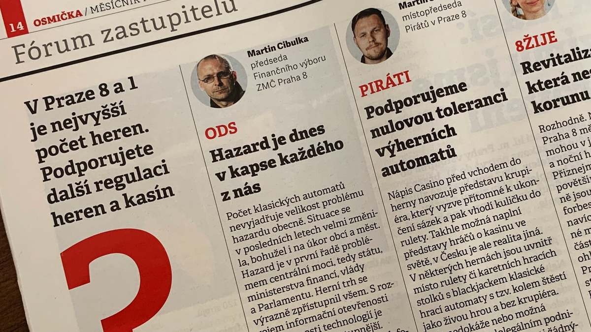 Podporujeme nulovou toleranci výherních automatů