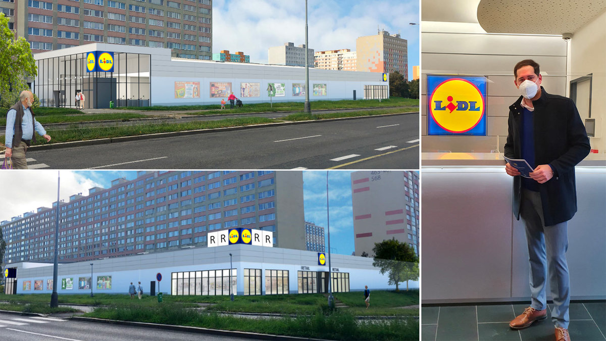 Místo Billy bude v Lodžské ulici Lidl, otevřít by se měl na přelomu roku