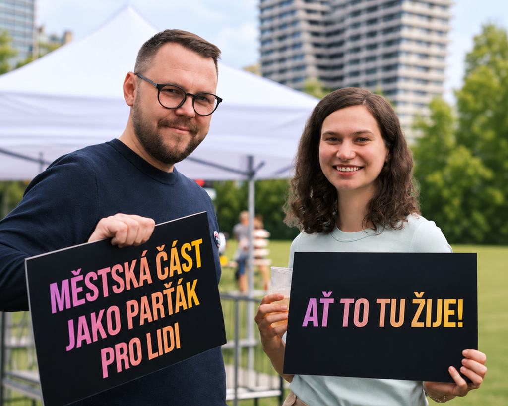 Rozhovor s Martinem a Karolínou: Praha 8 nás baví a někdy tady pěkně štve
