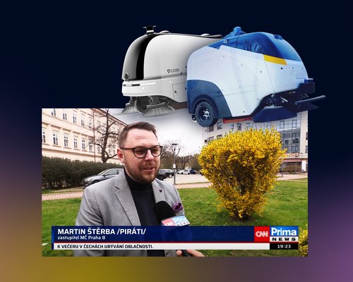 Do osmičkových ulic vyrazí uklízecí roboti